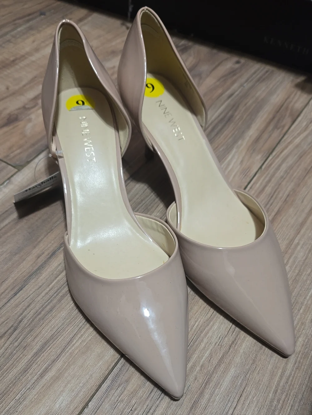 Nine West Blush Patent Pointed-Toe D'Orsay Pumps
